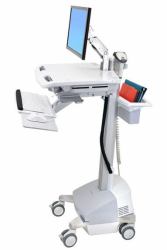 Ergotron StyleView EMR with LCD Arm, SLA Powered, EU Alluminio, Grigio, Bianco Carrello multimediale 