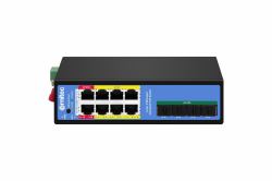 Ernitec ELECTRA-IM08-1GB switch di rete Gestito L2/L2+ Gigabit Ethernet [10/100/1000] Supporto Power over Ethernet [PoE] 