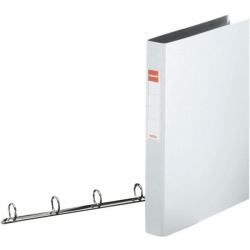 Esselte Standard Ring Binders , PP White 4x25 mm raccoglitore ad anelli A4 Bianco 