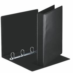 Esselte Panorama Ring Binders 4 x 30 mm Black raccoglitore ad anelli A4 Nero 