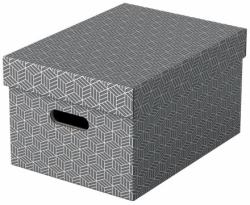 Esselte Aufbewahrungsbox Home M Mittel 3 Stueck Weiss scatola per la conservazione di documenti Cartoncino Grigio 