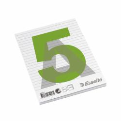 Esselte Glued Pad A5 quaderno per scrivere 100 fogli Verde, Grigio, Bianco 