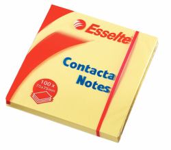 Esselte 83003 pouch autoadesiva Quadrato Giallo 100 fogli Autoadesivo 