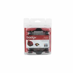 Evolis Ribbon & Cleaning Kit badgy 100p nastro per stampante 100 pagine Nero, Blu, Rosa, Bianco, Giallo 