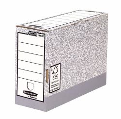 Fellowes 1180501 scatola per la conservazione di documenti Carta Grigio 
