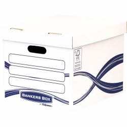 Fellowes 4460801 scatola di conservazione Armadietto portaoggetti Rettangolare Carta Blu, Bianco 