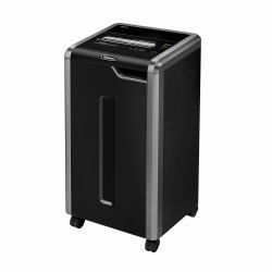 Fellowes 325Ci distruggi documenti Triturazione incrociata 60 dB 24 cm Nero, Argento 