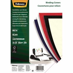 Fellowes 5373802 cartellina A4 Carta Nero 25 pz 