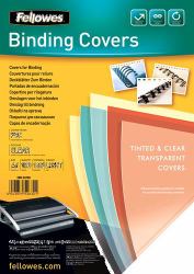 Fellowes 5375901 cartellina A4 Plastica, PVC Trasparente 100 pz 