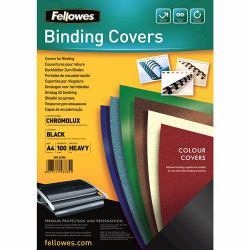 Fellowes 5378504 cartellina A4 Carta Nero 100 pz 