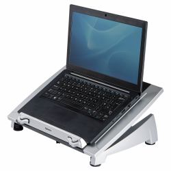 Fellowes 8036701 supporto per laptop Supporto per computer portatile Nero, Argento 43,2 cm [17"] 