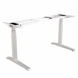 Fellowes Levado 2 gamba/gambe Argento 