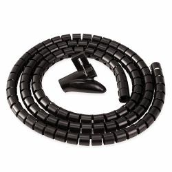 Fellowes CableZip Scrivania Guaina intrecciata per cavi Nero 1 pz 