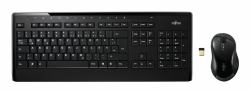 Fujitsu LX901 tastiera Mouse incluso RF Wireless Svedese Nero  - versione straniera