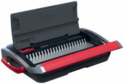 GBC CombBind CB15 Rilegatrice a pettine 165 fogli Nero, Rosso 