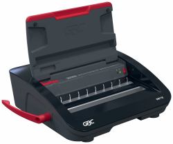 GBC WireBind WB15E Rilegatrice a filo 125 fogli Nero, Rosso 