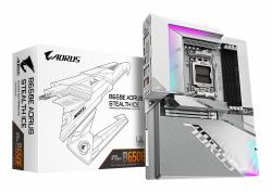 GIGABYTE B650E AORUS STEALTH ICE Scheda madre - AMD Ryzen serie 9000, VRM a 12+2+2 fasi, fino a 8000 MHz DDR5 [OC], 1xPCIe 5.0 + 2xPCIe 4.0 M.2, LAN 2,5 GbE, WIFI 7, USB 3.2 Gen 2x2 