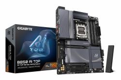 GIGABYTE B850 AI TOP Scheda Madre - Processori AMD Ryzen Serie 9000, 16+2+2 fasi VRM digitali, fino a 8600MHz DDR5 [OC], 2xPCIe 5.0 + 1xPCIe 4.0 M.2, LAN 10GbE, WIFI 7, USB 3.2 Gen 2x2 