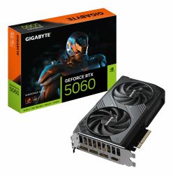GIGABYTE GeForce RTX 5060 WINDFORCE OC 8G Scheda Grafica - 8GB GDDR7, 128bit, PCI-E 5.0, 2512 MHz Frequenza core, 3 x DisplayPort, 1 x HDMI, GV-N5060WF2OC-8GD 