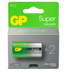GP Batteries Super Alkaline GP13A Batteria monouso D, LR20 Alcalino 