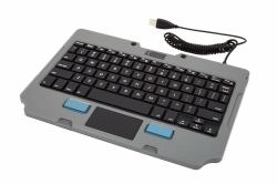 Gamber-Johnson 7160-1449-04 tastiera per dispositivo mobile QWERTY Spagnolo USB Nero, Grigio 