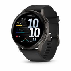 Garmin Venu 4 3,56 cm [1.4"] AMOLED 45 mm Digitale 454 x 454 Pixel Touch screen Nero Wi-Fi GPS [satellitare] 