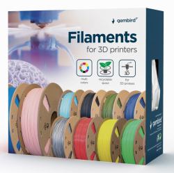 Gembird 3DP-PETG1.75-01-W materiale di stampa 3D Polietilene Tereftalato Glicole [PETG] Bianco 1,45 kg 