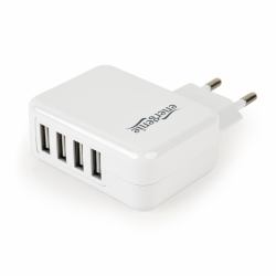 Gembird Mobile Device Charger White - Indoor - Warranty: 12M