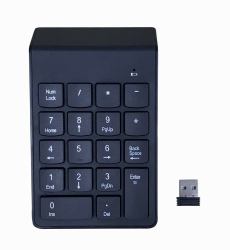 Gembird KPD-W-02 tastierino numerico Laptop/PC Bluetooth Nero 