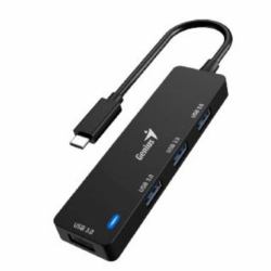 Genius Computer Technology Genius UH-400 USB tipo-C 625 Mbit/s Nero 