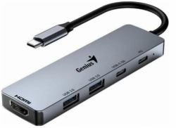 Genius Computer Technology Genius UH-500 USB tipo-C Argento 