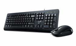 Genius Computer Technology KM-160 tastiera Mouse incluso Universale USB Nero  - Versione UK