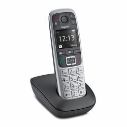 Gigaset E560 Telefono analogico/DECT Nero, Argento  - versione straniera