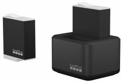 GoPro Dual Battery Charger + Enduro - Batt For Hero12, Hero11, - Hero10 & Hero9 Black - Warranty: 12M