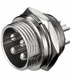 Goobay ME 4 XLR M Acciaio inox 