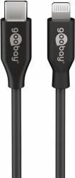 Goobay 39428 cavo Lightning 0,5 m Nero 
