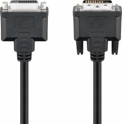 Goobay 50855 cavo DVI 2 m DVI-D Nero 