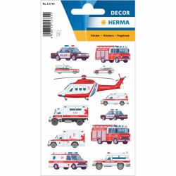 HERMA Blue Light Vehicles adesivo per bambino 