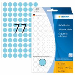 HERMA 2233 etichetta autoadesiva Cerchio Blu 2464 pz 