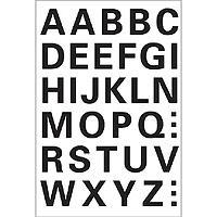 HERMA Letters 15mm A-Z weatherproof film black 1 sheet lettere e numeri autoadesivi 