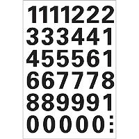 HERMA Numbers 15mm 0-9 weatherproof film black 1 sheet lettere e numeri autoadesivi 