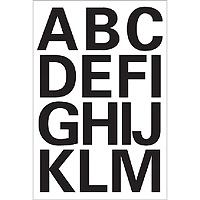 HERMA Letters 25mm A-Z weatherproof film black 2 sheets lettere e numeri autoadesivi 