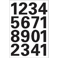 HERMA Numbers 25mm 0-9 weatherproof film black 1 sheet lettere e numeri autoadesivi 