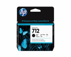 HP Cartuccia di inchiostro nero originale DesignJet 712 da 80 ml 