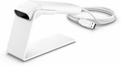 HP Engage One Prime White Barcode Scanner Lettore di codici a barre portatile 2D LED Bianco 