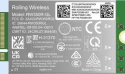 HP 4G LTE-Advanced Pro Cat19 WWAN scheda di interfaccia e adattatore Interno 
