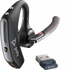 HP Poly POLY Cuffie Voyager 5200 UC con connettore USB-A + dongle BT600 TAA 