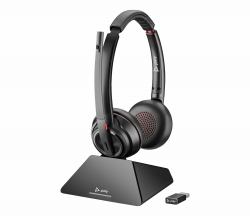 HP Poly Cuffie Poly Savi 8220 UC DECT 1880-1900 MHz USB-A certificate per Microsoft Teams 