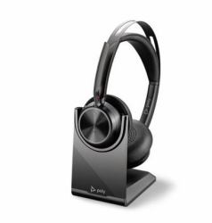 HP Poly Poly Voyager Focus 2 UC Auricolare Con cavo e senza cavo A Padiglione Ufficio USB tipo A Bluetooth Base di ricarica Nero 