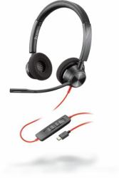HP Poly Poly 3320 Auricolare Cablato A Padiglione Musica e Chiamate USB tipo-C Nero 